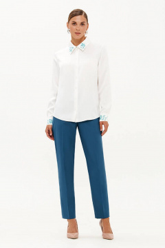 Блуза Nelva 23359 молочный - фото 2