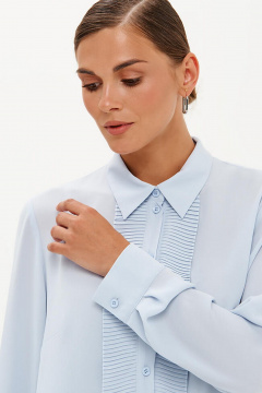 Блуза Nelva 23384 голубой - фото 4