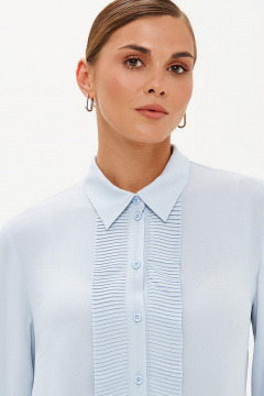 Блуза Nelva 23384 голубой - фото 3