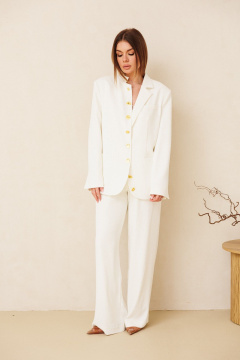 Брюки, жакет Ambera Style 2161 молоко - фото 2