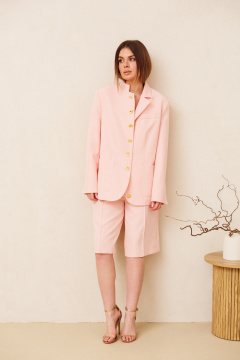 Жакет, шорты Ambera Style 2163-1 пудра - фото 1