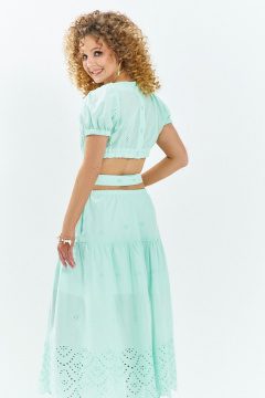 Платье Euromoda 721 мята - фото 3