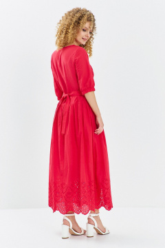 Платье Euromoda 722 красный - фото 3