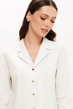 Блуза Nelva 23413 молочный - фото 3