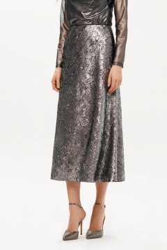 Юбка Nelva 4906 серебристый - фото 2