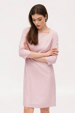 Платье Nelva 51575 пудро-розовый - фото 2