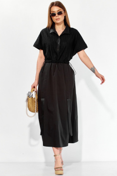 Платье Laikony L-254 черный - фото 2