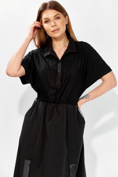 Платье Laikony L-254 черный - фото 3