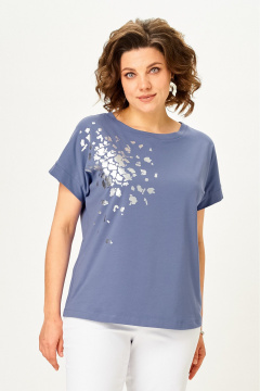 Джемпер Rumoda 2252 индиго - фото 5