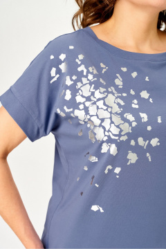 Джемпер Rumoda 2252 индиго - фото 3