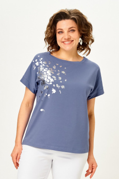 Джемпер Rumoda 2252 индиго - фото 2