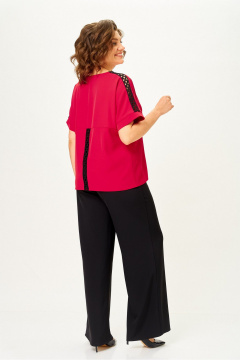 Блуза, брюки Rumoda 2275 красный_кр.р. - фото 3