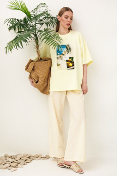Джемпер KOKOdea 21004 желтый - фото 3