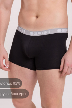 Трусы SERGE 7011/140 black001 - фото 1