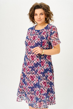 Платье Moda Versal П-2383 индиго - фото 4