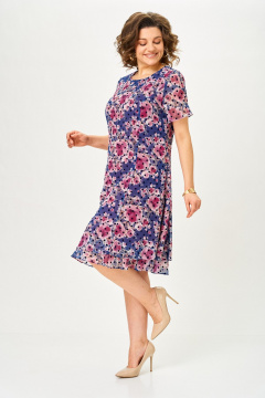Платье Moda Versal П-2383 индиго - фото 3