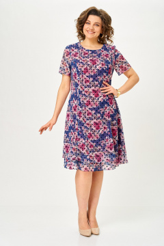Платье Moda Versal П-2383 индиго - фото 2