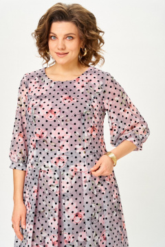 Платье Moda Versal П-2640 пудра - фото 5