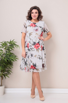 Платье Moda Versal П-2383 молочный.1 - фото 1