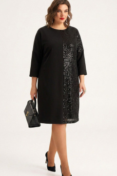 Платье с длинным рукавом и карманами из текстиля Almirastyle 314 - фото 4