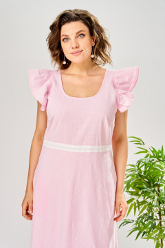 Платье AVA fashion М-200 розовый - фото 5
