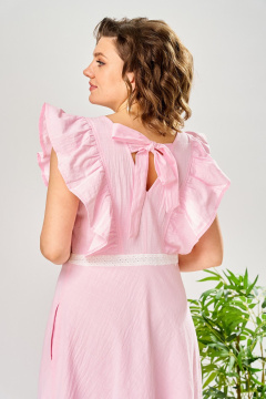 Платье AVA fashion М-200 розовый - фото 4