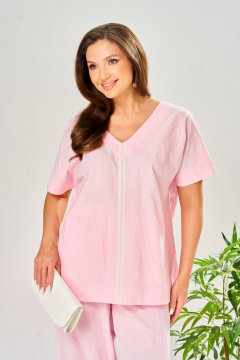 Брюки, туника AVA fashion М-205 розовый - фото 4