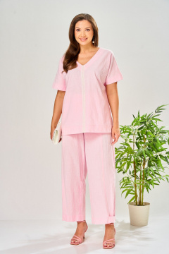 Брюки, туника AVA fashion М-205 розовый - фото 1