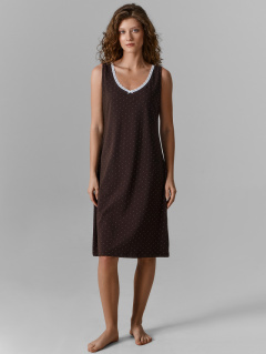 Сорочка Mark Formelle 572399/25-38956ПП-5 белый_горошек_на_кофейном - фото 1