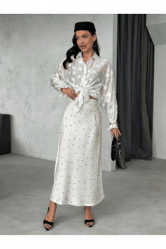 Юбка PRATA wear S040 молочный - фото 1
