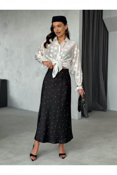 Бант, юбка PRATA wear S040 черный - фото 1