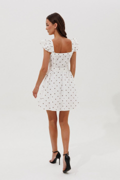 Платье V&N Fashion 1159 белое_в_сердечки - фото 5