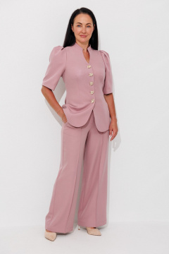 Брюки, жакет Ambera Style 2149-3 пыльная роза - фото 4