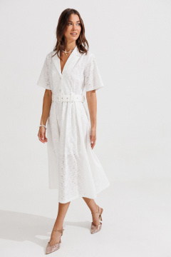 Платье Lyushe 4417 белый - фото 4