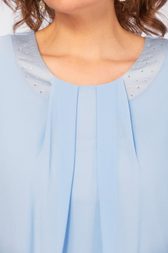 Блуза, юбка Mira Fashion 5687 голубой - фото 5
