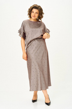 Блуза, юбка Rumoda 2294 капучино - фото 4