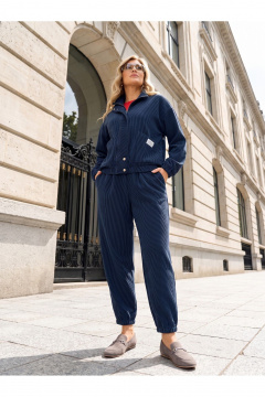 Брюки, бомбер Liliana 1563 индиго - фото 4