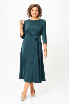 Платье Lady Style Classic 3087 изумрудный - фото 1