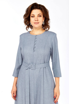 Платье Lady Style Classic 3129 синие-тона - фото 4
