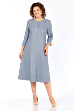 Платье Lady Style Classic 3129 синие-тона - фото 3
