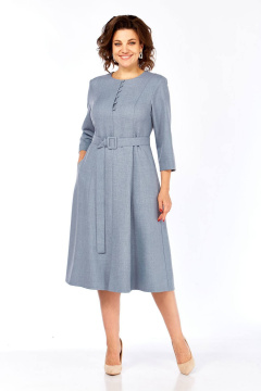 Платье Lady Style Classic 3129 синие-тона - фото 1