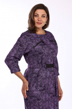 Платье Lady Style Classic 2326/2 фиолетовые-тона - фото 1