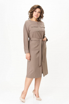 Платье Lady Style Classic 3017 коричневые-тона - фото 3