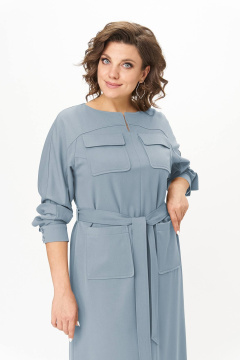Платье Lady Style Classic 3017/1 голубые-тона - фото 3