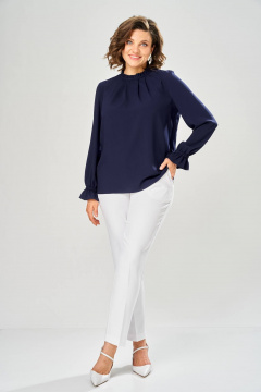 Блуза KaVaRi 4035.1 темно-синий - фото 1
