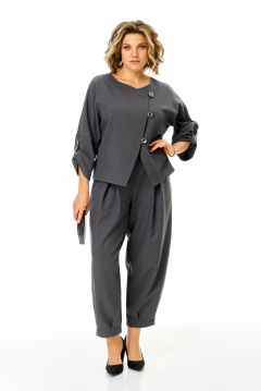 Брюки, жакет Michel chic 1436/1 графитовый_атлас - фото 1