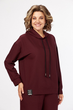 Брюки, толстовка SVT-fashion 634 бордо - фото 3
