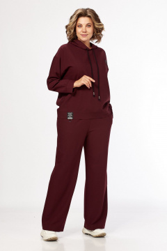 Брюки, толстовка SVT-fashion 634 бордо - фото 1