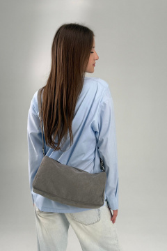 Сумка MT.Style Chloe2 grey-velour - фото 3