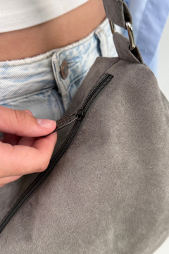 Сумка MT.Style Chloe2 grey-velour - фото 2